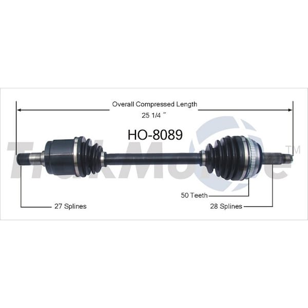 Surtrack Axle Cv Axle Shaft, Ho-8089 HO-8089 - main